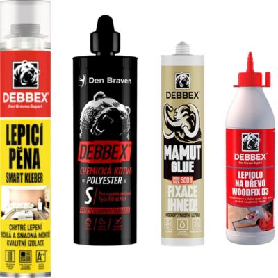 Chemické kotvy, tmely a lepidla